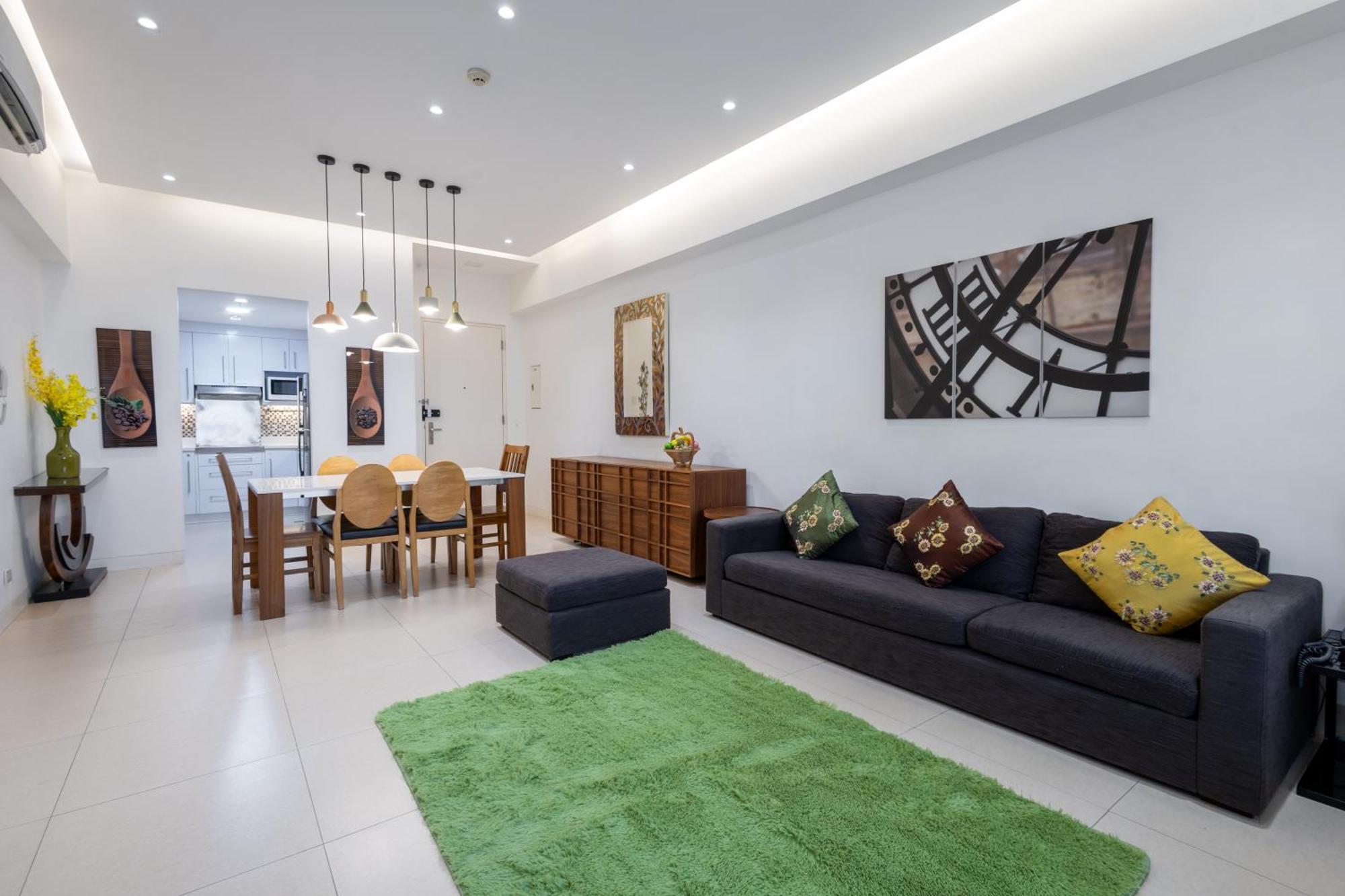 마닐라 New 2Br Of 86Sqm With Parking & Netflix In Bgc 아파트 외부 사진