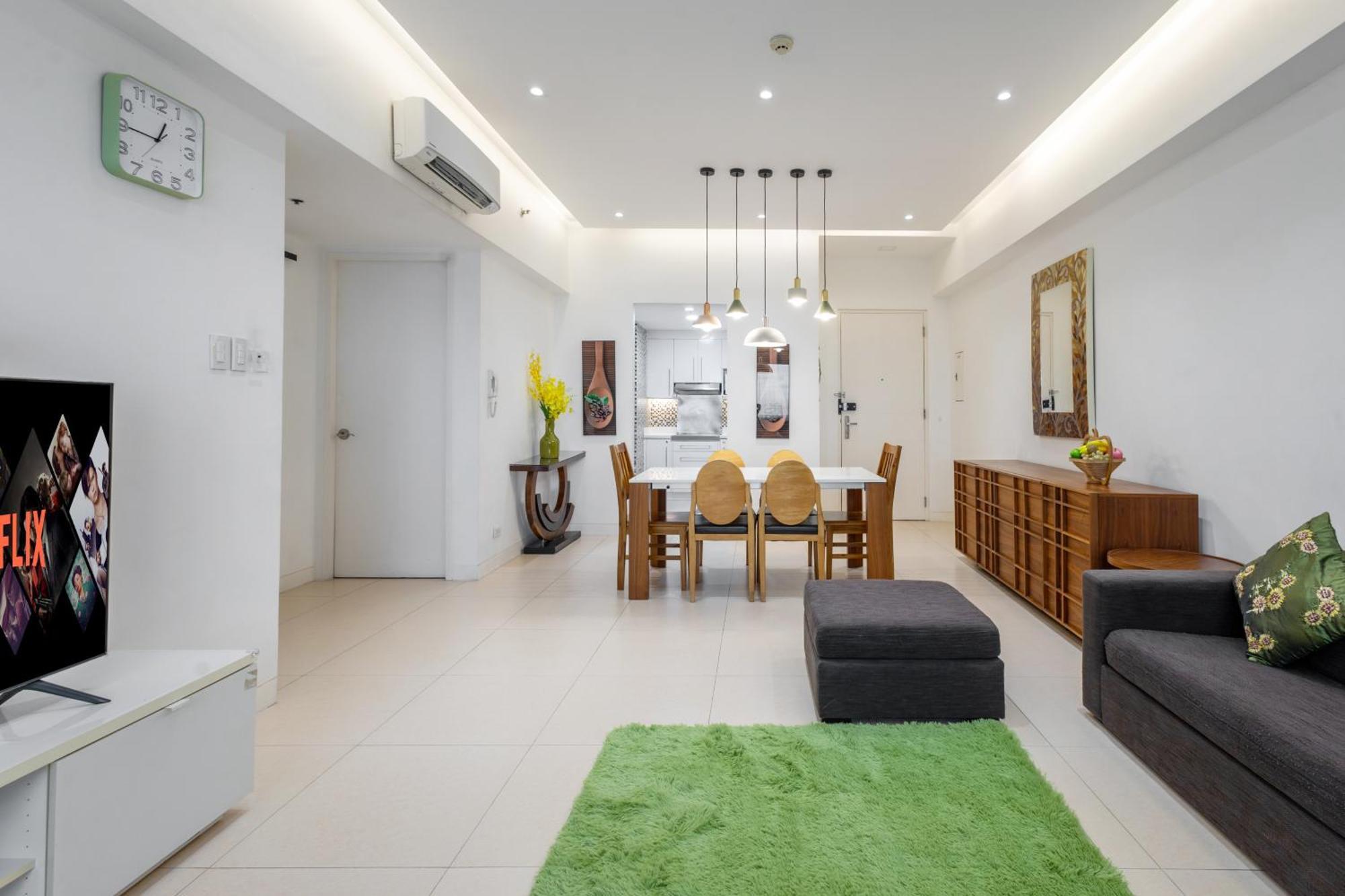 마닐라 New 2Br Of 86Sqm With Parking & Netflix In Bgc 아파트 외부 사진