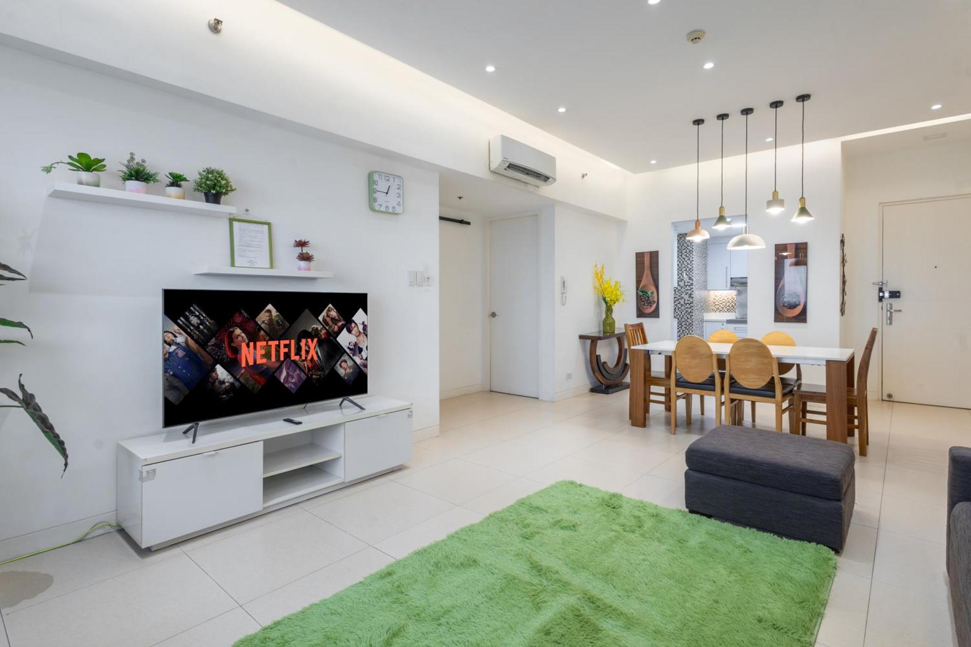 마닐라 New 2Br Of 86Sqm With Parking & Netflix In Bgc 아파트 외부 사진